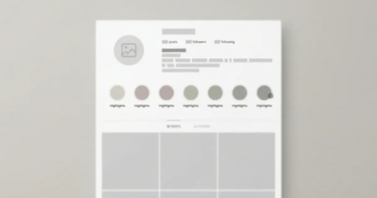 Optimized social media profile with clear photo, bio, and branding