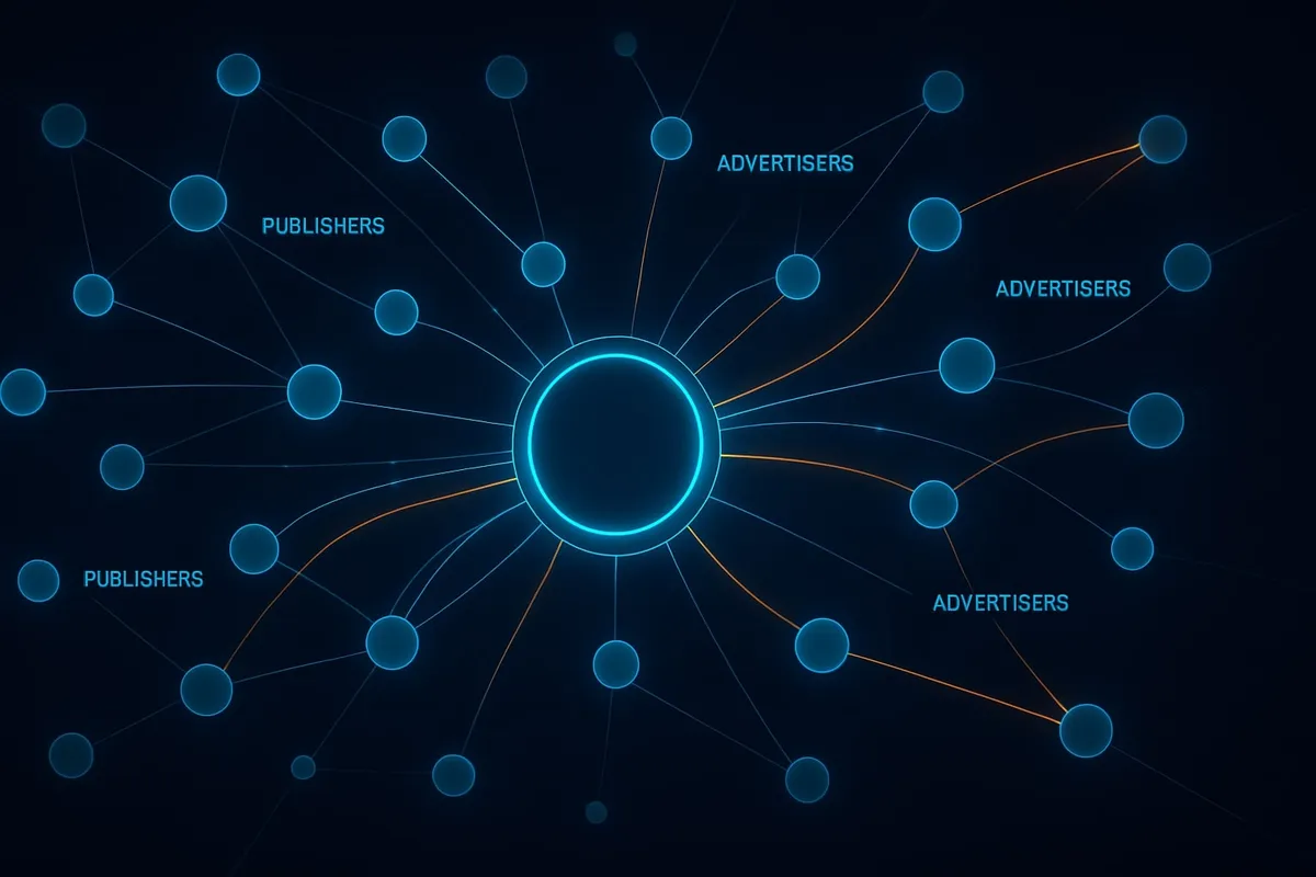 Network of content publishers connected to advertising partners