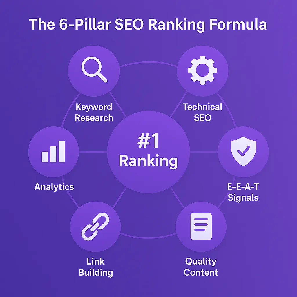 SEO Ranking Formula diagram